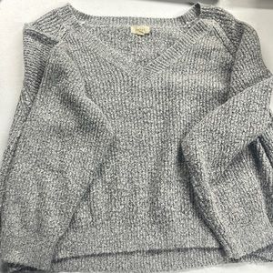 gray sweater
